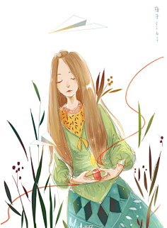 花瓣采集到花瓣插画师祈福雅安
