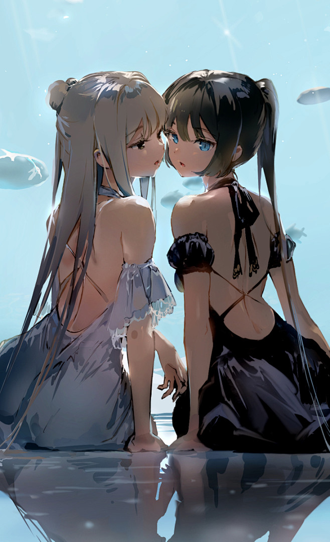 女の子水族馆anmi画集発売中的插画