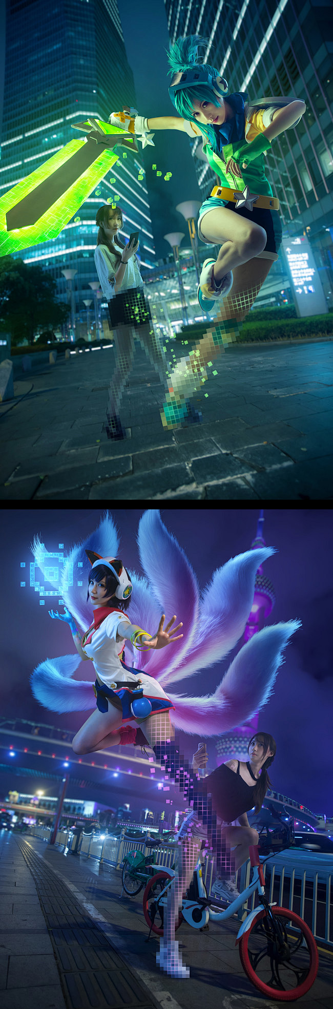 手动马赛克从雲霏-转采于2020-08-31 02:06:36英雄联盟 cosplay | 半