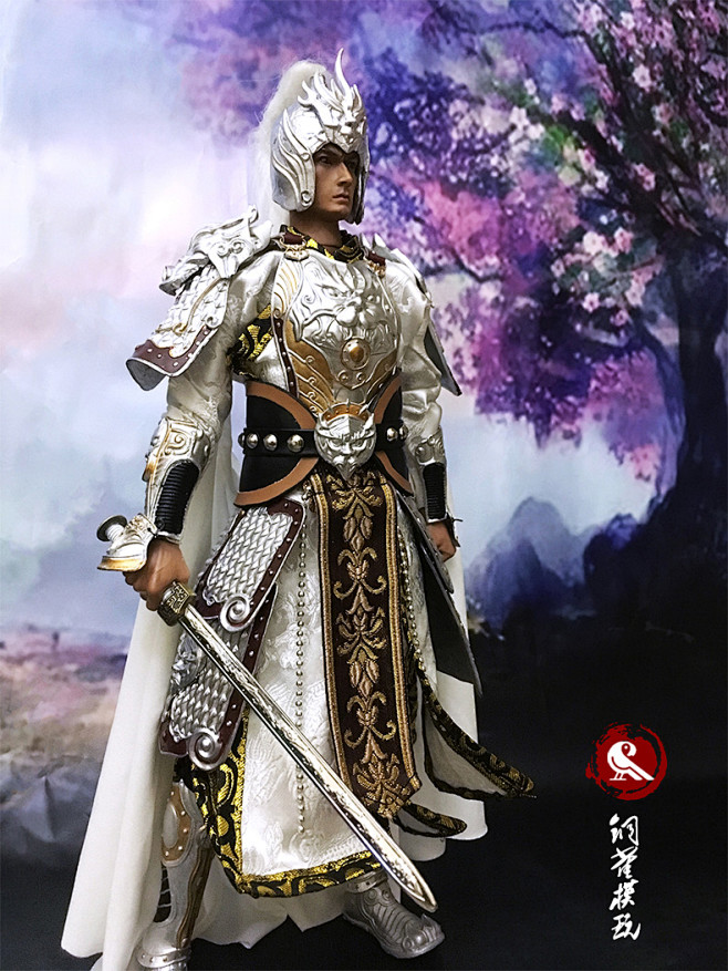 特价现货铜雀模玩魂作模玩赵云20终极战甲三国大将白甲版兵人淘宝网