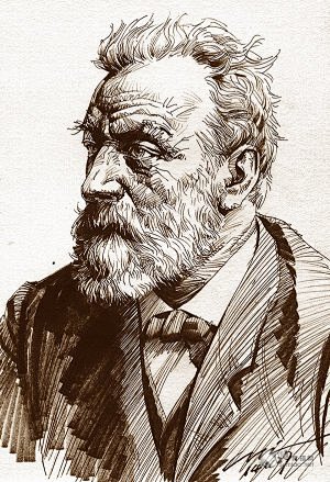 儒勒凡尔纳素描崔炳宪