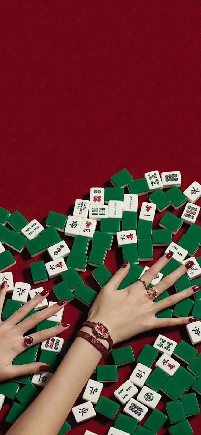手机壁纸-搓麻将