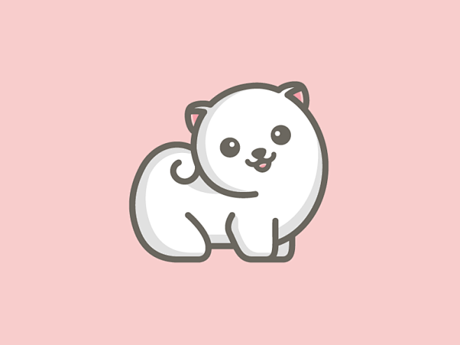 卡通漫画zwergspitzloulou博美犬品种动物宠物狗小狗宝宝孩子几何几何