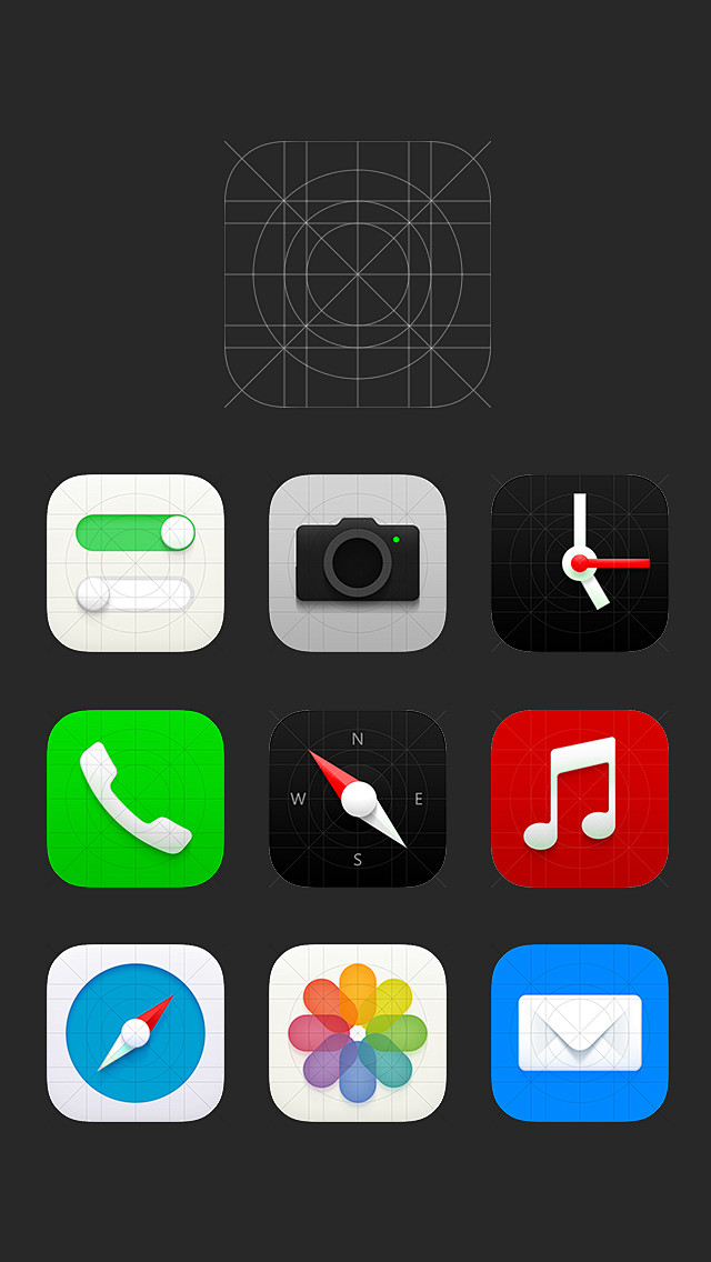 ios7iconredesign修改版iconfans图标粉丝网专业图标界面设计论坛软件