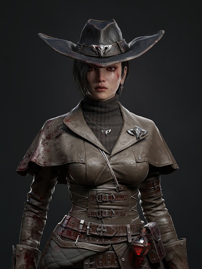 血源诅咒女猎人概念角色