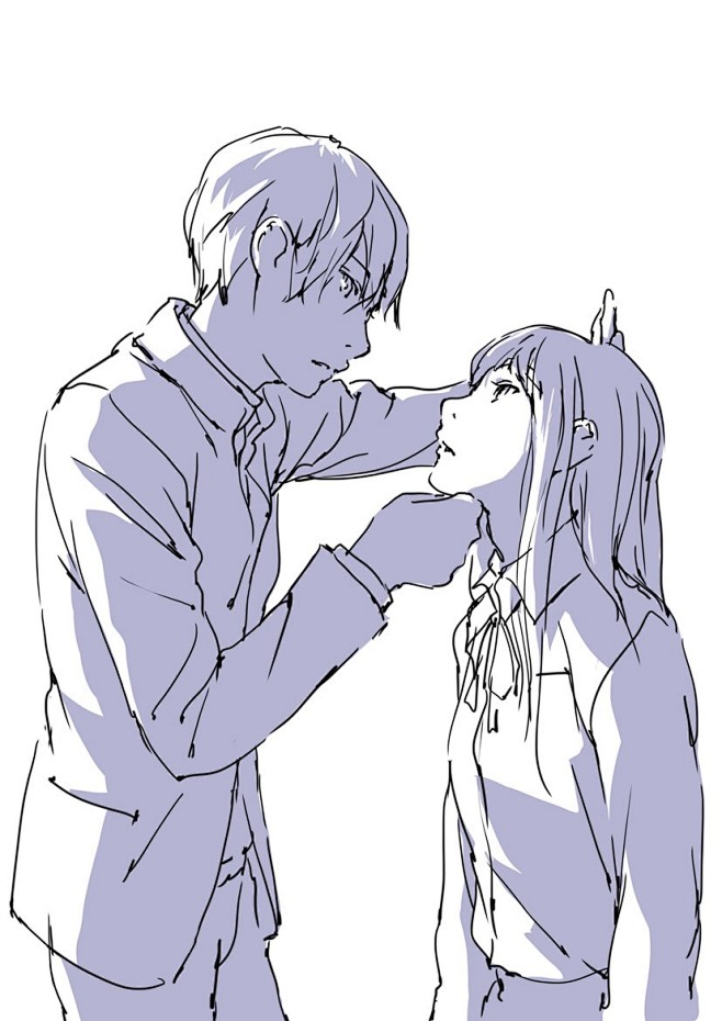 花式壁咚姿势素材参考来自p站画师toshi