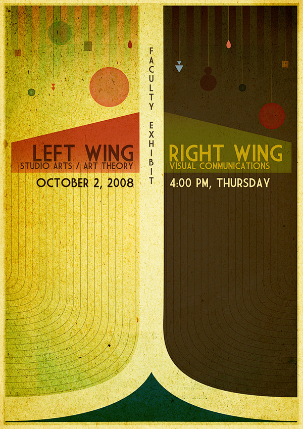 上Behance的左翼右翼展览,