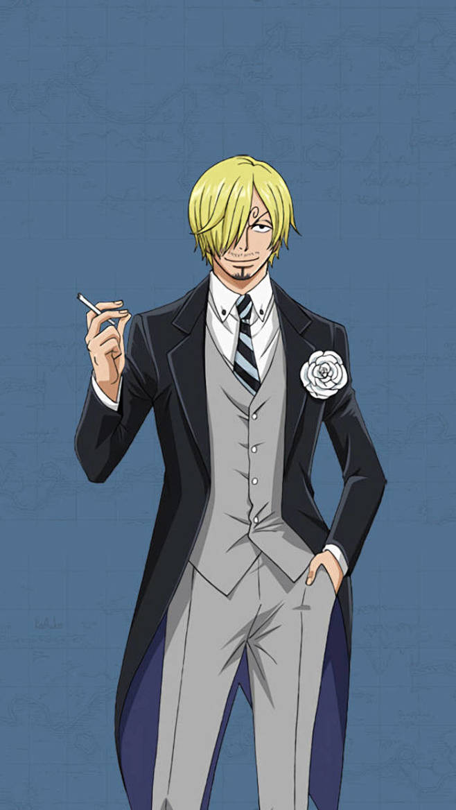 海贼王礼服版山治高清壁纸