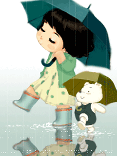 雨天的故事动漫图gif图片