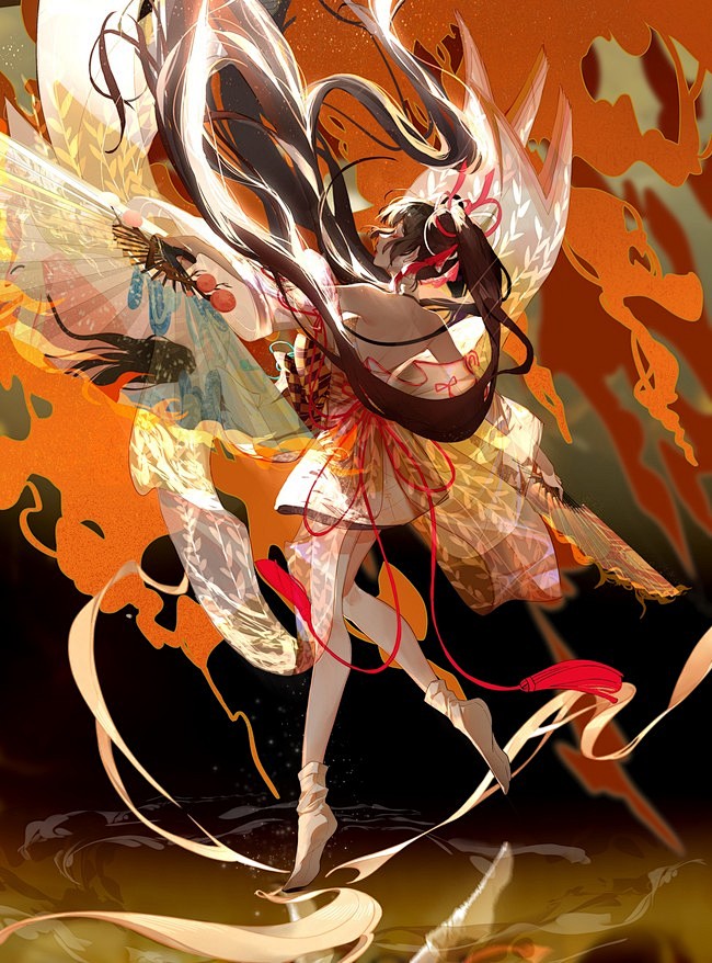 之前给阴阳师百闻牌的图不知火的ssr卡面半次元acg爱好者社区