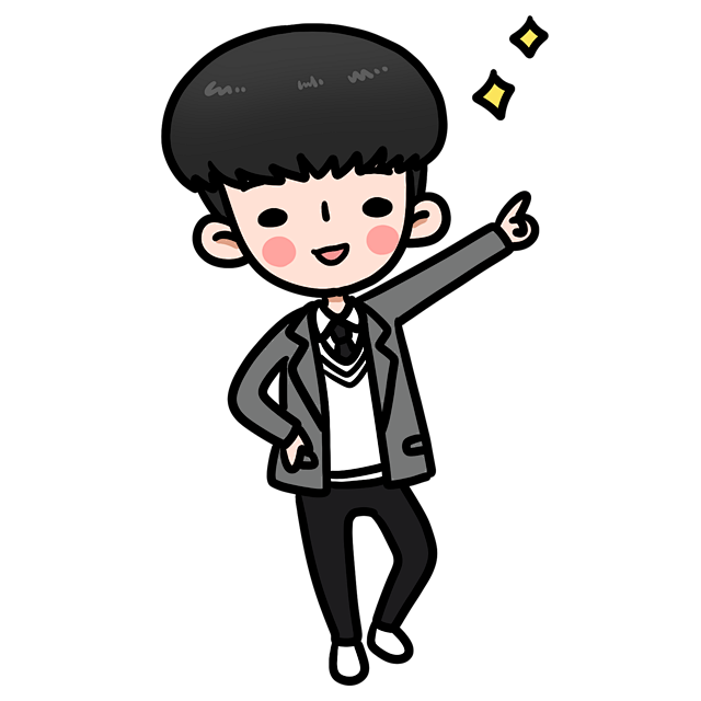 卡通人物q版人物卡通可爱萌男孩女孩男生女生公主王子亲美贴纸漫画