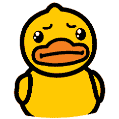多多和神兜兜采集到小黄鸭表情包 采集 behance.net sticker of b.