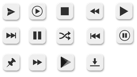 播放器按钮图标素材影音播放器按钮pngico图标下载