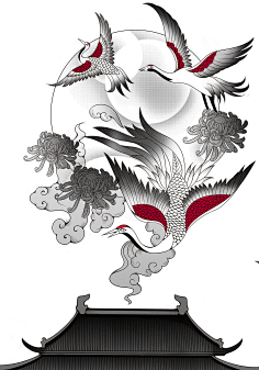 只是配角采集到中式的元素