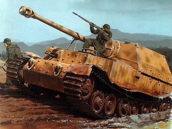 费迪南重型坦克歼击车也叫做象式