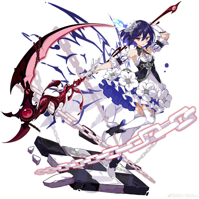 之前画的崩崩崩的彼岸双生希儿. 676767.