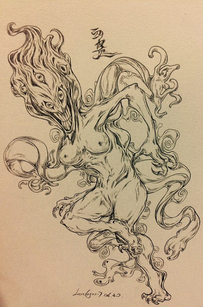 画皮鬼:画皮鬼是一种凶恶狠毒的鬼,具有一种可