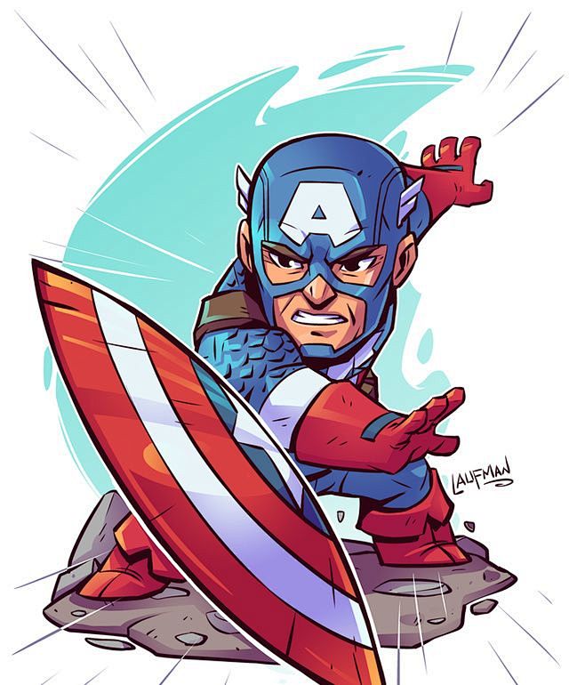 美国队长卡通形象