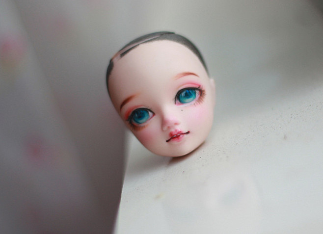 【咕噜】可儿娃娃改妆画眼-淘宝网