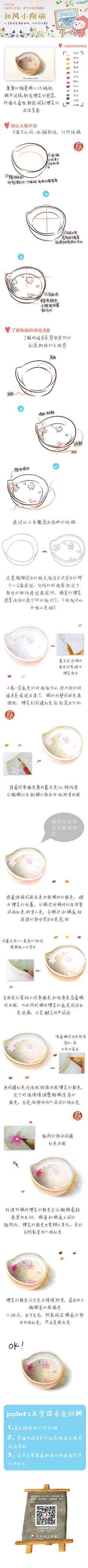 瑾喻采集到彩铅教程(静物)