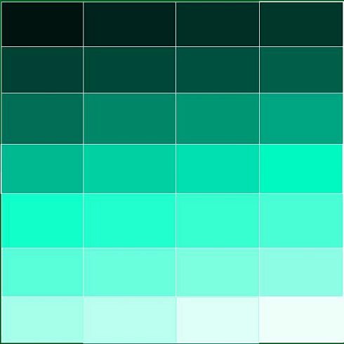 绿色系-花瓣网|陪你做生活的设计师 | 色卡——绿色系