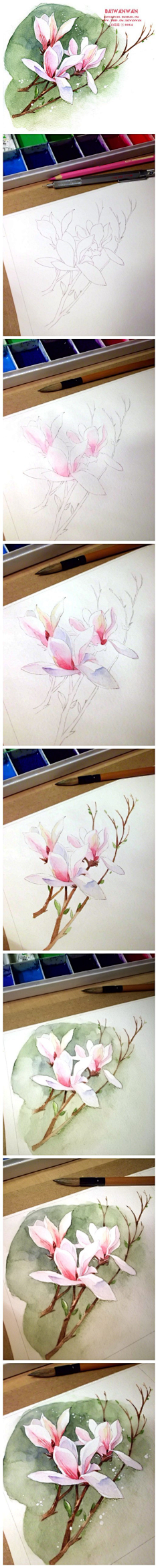 一分为二采集到画画 教材 教程