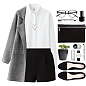 A fashion look from January 2015 featuring white tops, trench coat and black shorts. Browse and shop related looks.