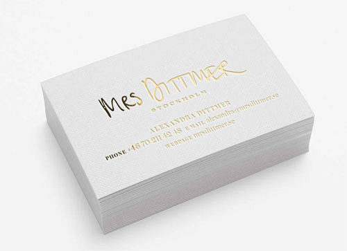 24款优秀的白色名片设计4