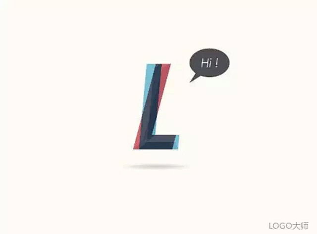字母l创意logo设计合集