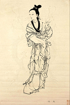 中国古代白描代表作图片