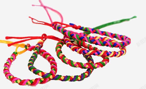 端午五彩绳手链高清素材png页面网页平面电商创意素材png素材
