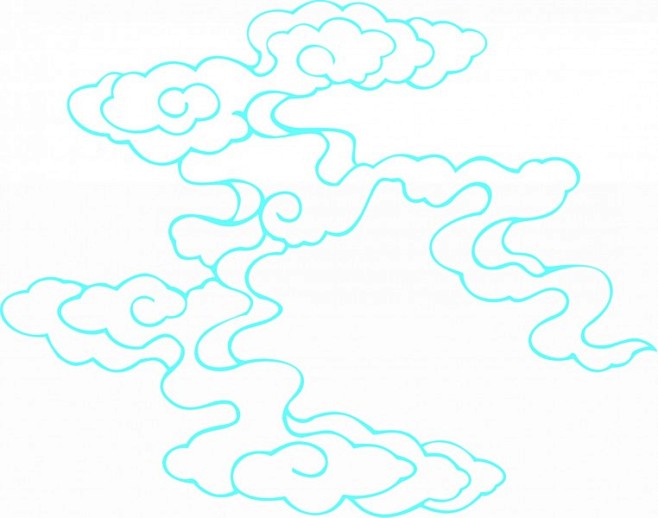 古典云纹图案图片