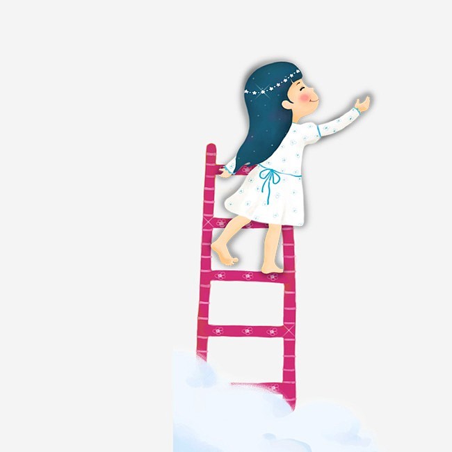 尤乐贝-花瓣网|陪你做生活的设计师 | 爬楼梯卡通