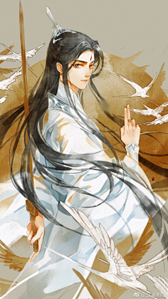 吾王头上无呆毛采集到古风手绘
