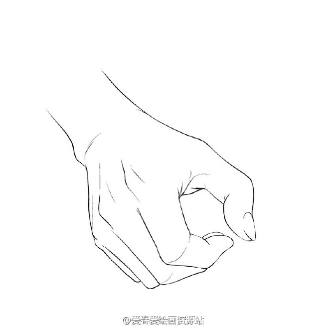 11:21:17手的各种角度姿势之抓(上)【人体】手 足 局部教练我想画画同