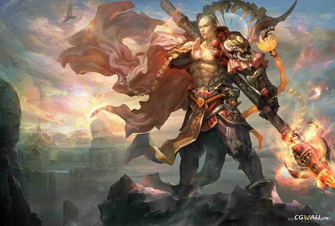 迦叶圣僧游戏原画游戏人物