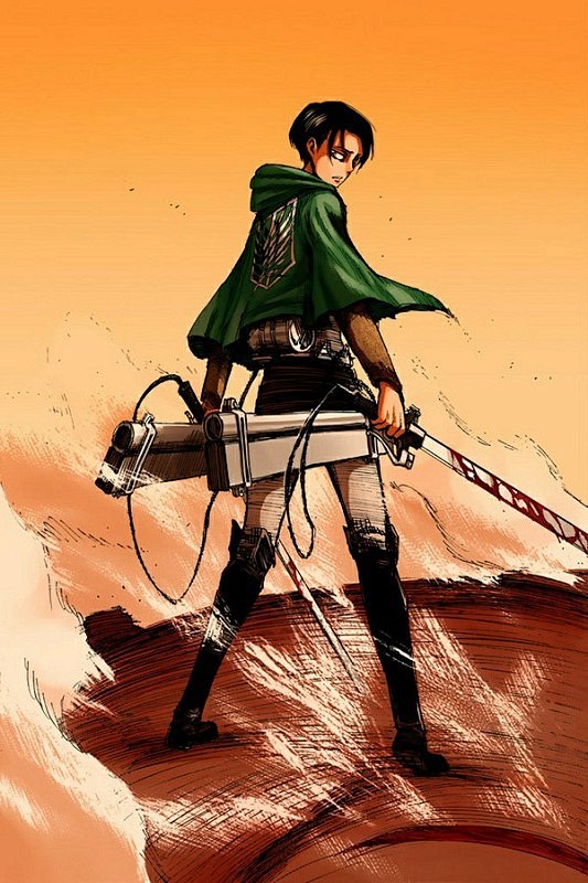 美图进击的巨人利威尔兵长背负全人类希望的最强士兵自由之翼进击的