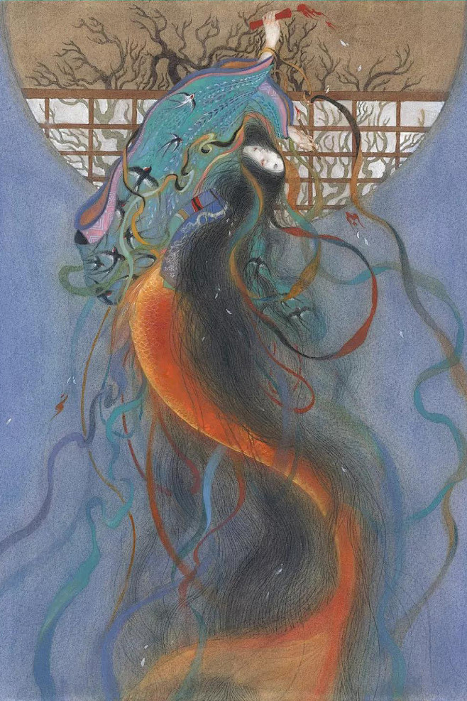 山海经赤鱬又东三百里曰青丘之山其阳多玉其阴多青43英水出焉南流注