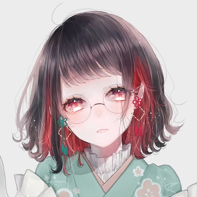 少女 校园 日常 可爱 萌 卡哇伊 表情 头像 卡通 卡通头像 动漫女头