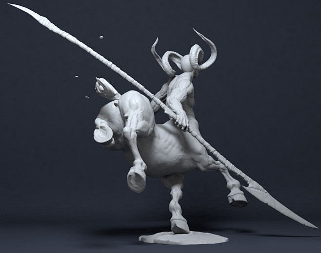 半人马角色3d模型展示zbrushcentaur