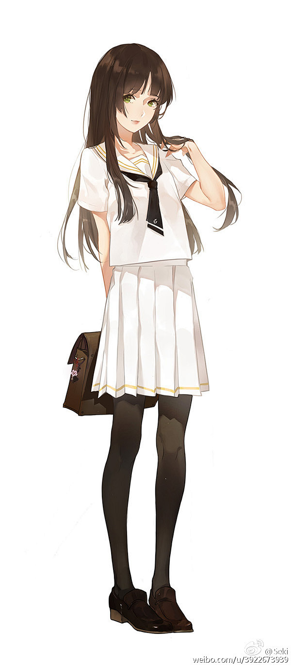 制服女生动漫日系制服