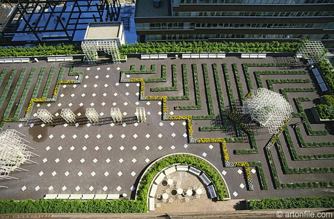 剑桥中心屋顶花园彼得沃克