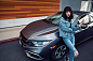 Cars Honda hondacivic lifestyle Photography  women Advertising  trendy automotive   youth