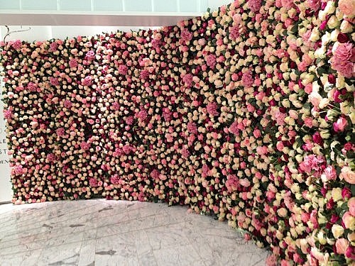 2015最热的婚礼流行趋势花墙背景墙