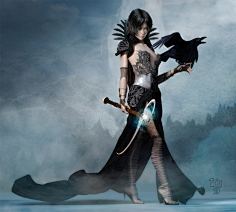 CHECK·K采集到CG woman
