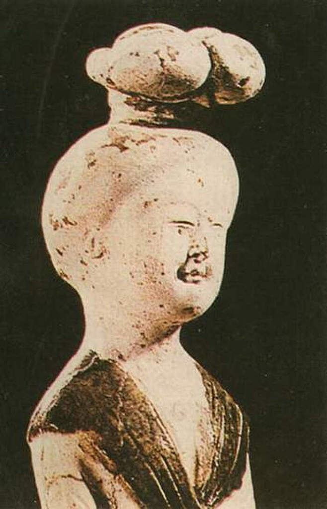 髻 · 青丝乌云绾髻鬟.唐代发髻.