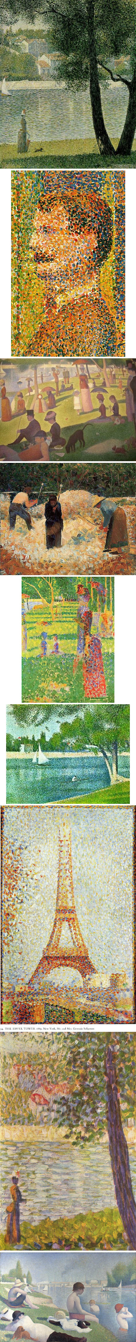 插画家园乔治·修拉(georges se.