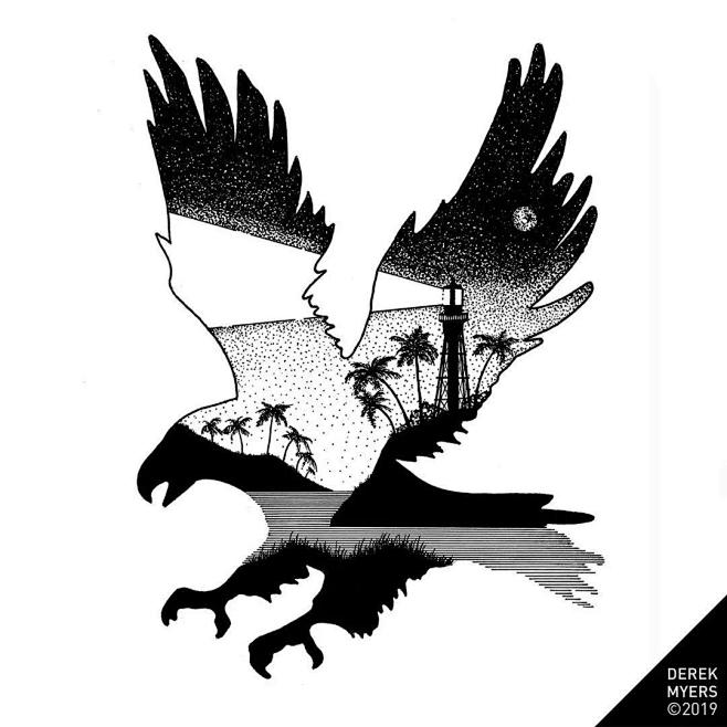 derekmyers针管笔绘画49