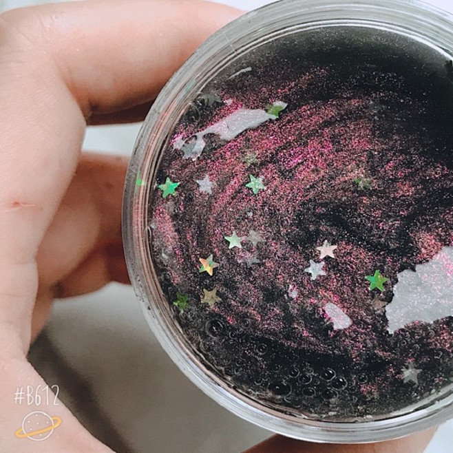 月亮要做史莱姆slime美拍ins泥 星河