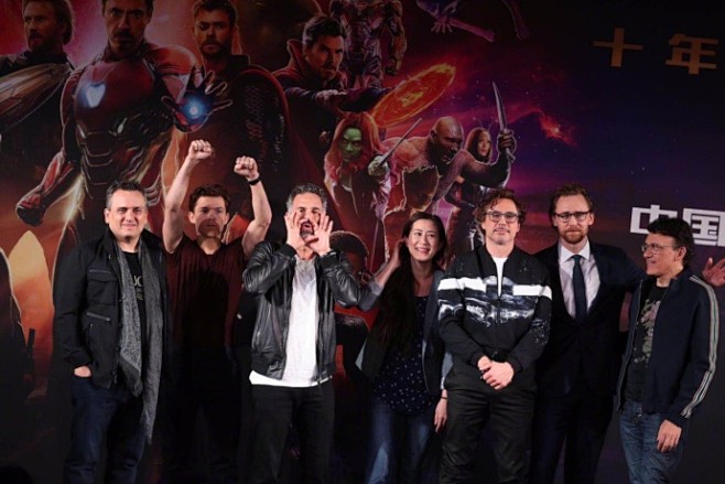 复仇者联盟3上海发布会全员活泼的大合影图摄影宫67676767